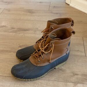 L.L. Bean Men's Tan and Black Boots